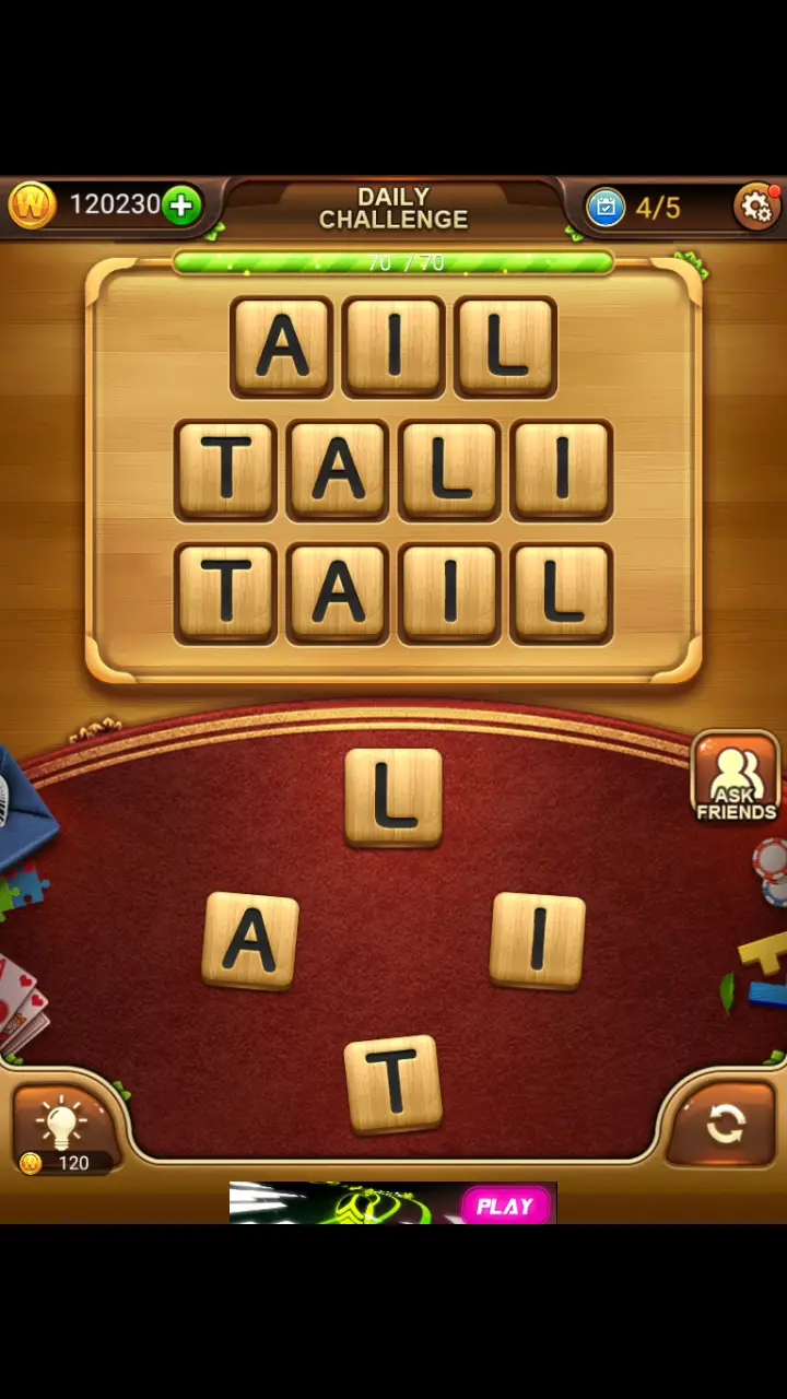 //appclarify.com/wp content/uploads/2018/10/Word Connect Daily October 22 2018 4 AIL TALI TAIL