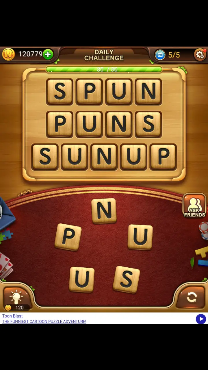 //appclarify.com/wp content/uploads/2018/10/Word Connect Daily October 24 2018 5 SPUN PUNS SUNUP