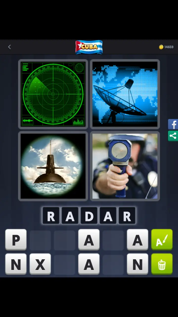 //appclarify.com/wp content/uploads/2018/11/4 Pics 1 Word Daily November 14 2018 Cuba RADAR