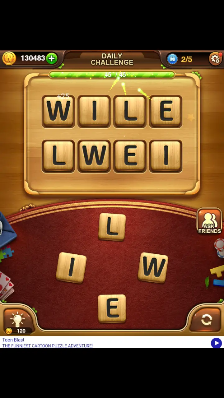 //appclarify.com/wp content/uploads/2018/11/Word Connect Daily December 1 2018 2 WILE LWEI