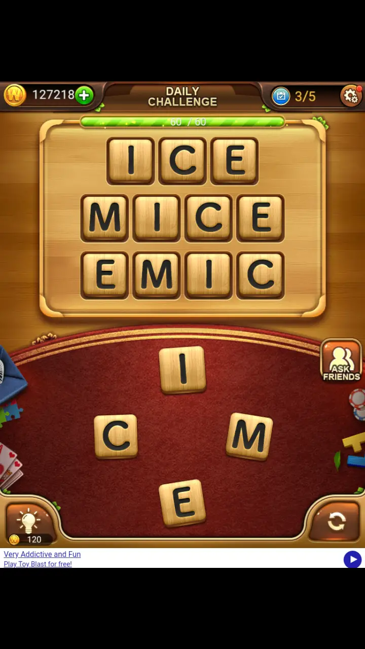 //appclarify.com/wp content/uploads/2018/11/Word Connect Daily November 18 2018 3 ICE MICE EMIC