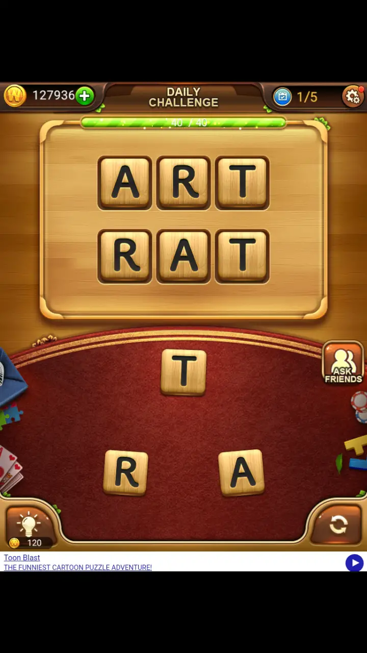 //appclarify.com/wp content/uploads/2018/11/Word Connect Daily November 21 2018 1 ART RAT