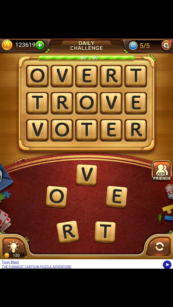 //appclarify.com/wp content/uploads/2018/11/Word Connect Daily November 4 2018 5 OVERT TROVE VOTER