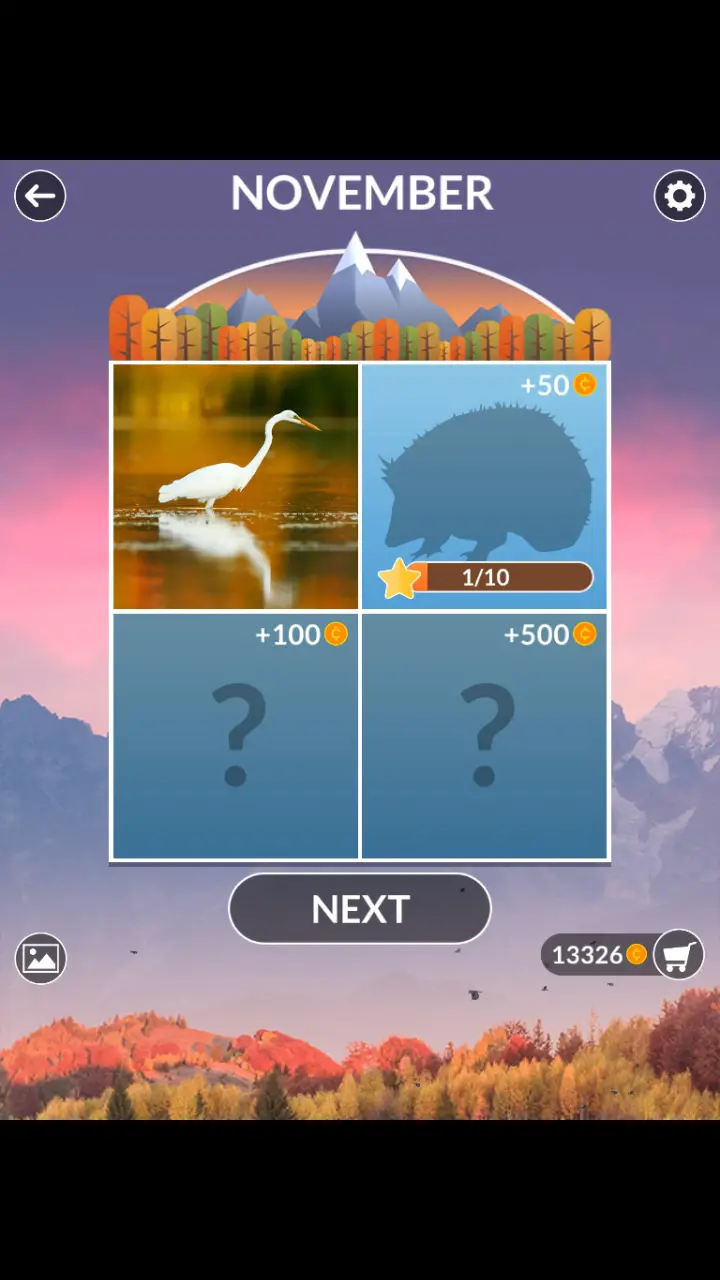 //appclarify.com/wp content/uploads/2018/11/Wordscapes Daily November 2018 1 badge GREAT EGRET