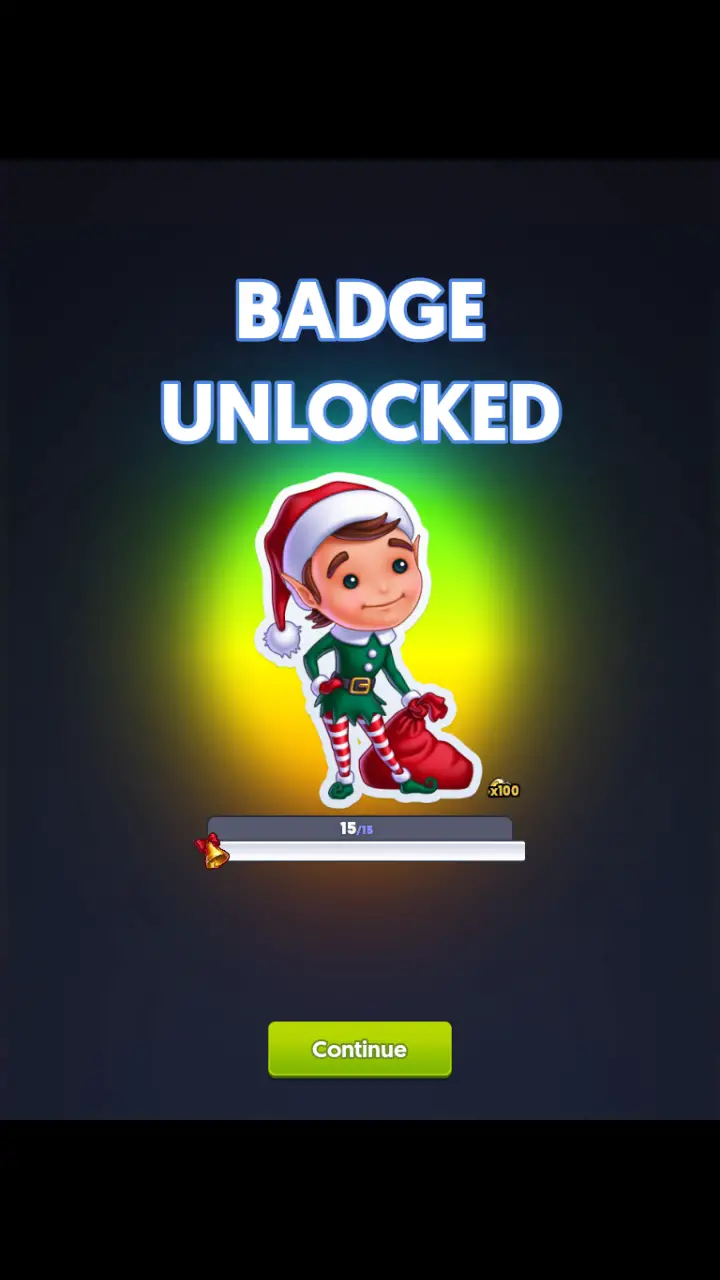 //appclarify.com/wp content/uploads/2018/12/4 Pics 1 Word Daily December 2018 Christmas badge 3 ELF