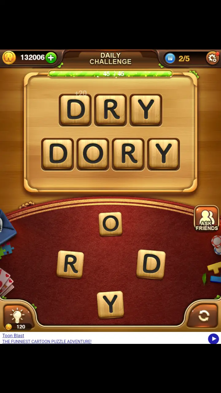 //appclarify.com/wp content/uploads/2018/12/Word Connect Daily December 7 2018 2 DRY DORY