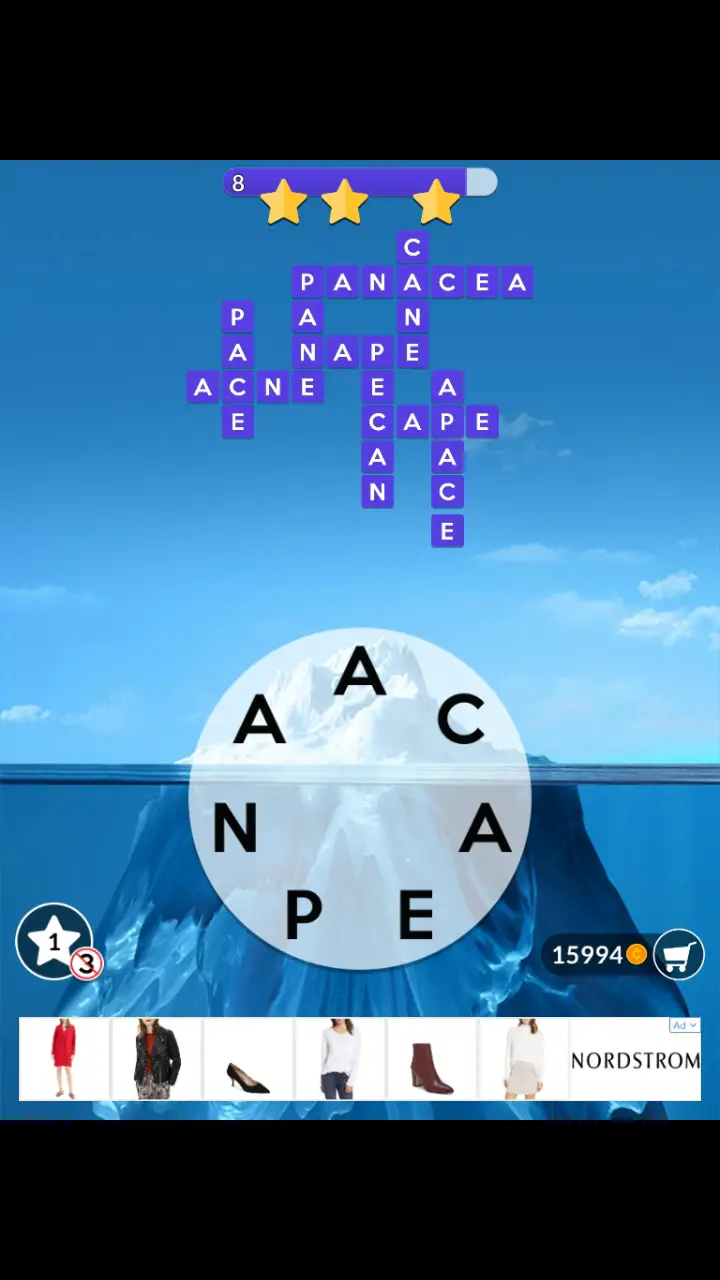 //appclarify.com/wp content/uploads/2019/01/Wordscapes Daily January 6 2019